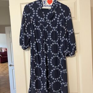Banana Republic Blue Balloon Sleeve Dress size 4